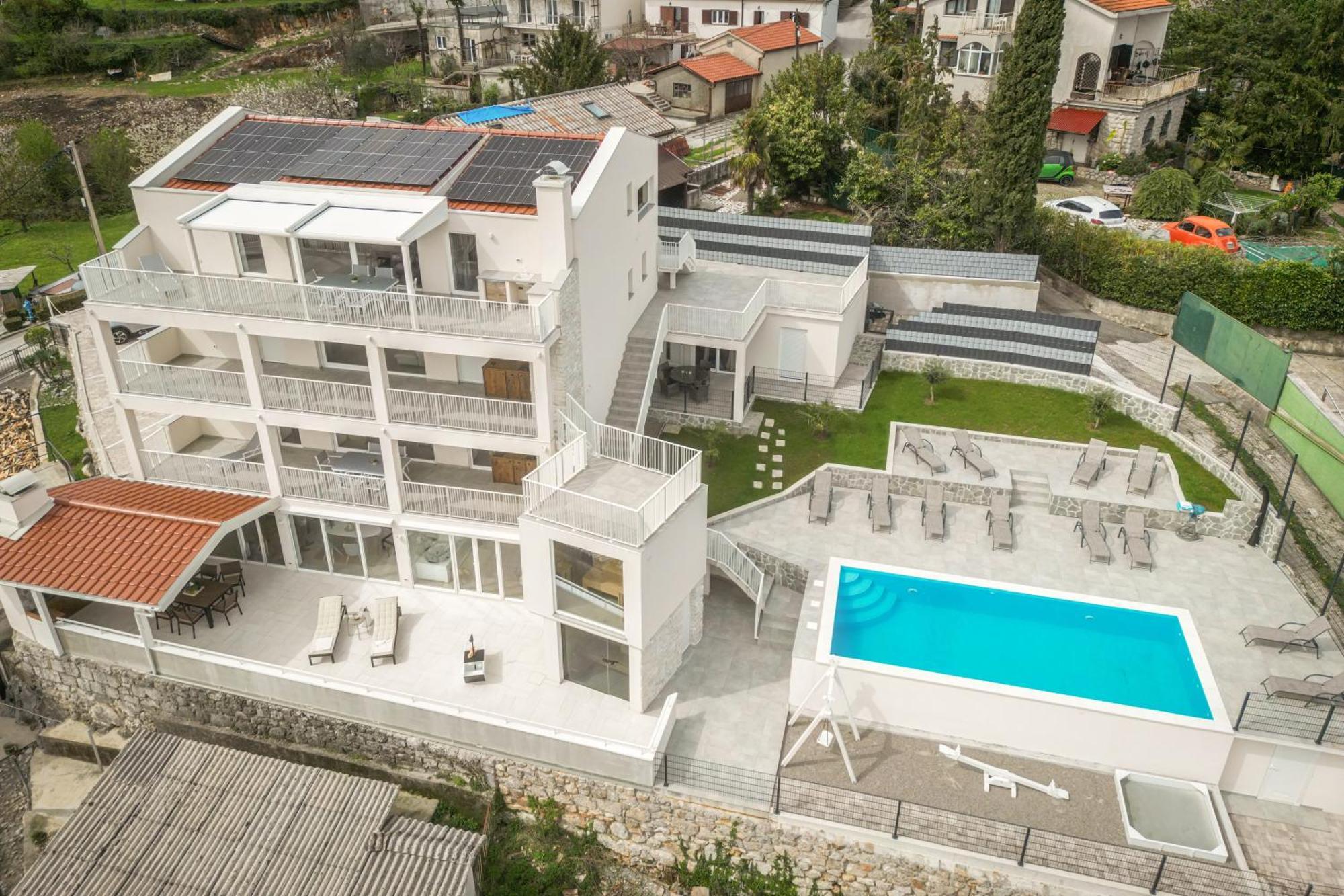 Nachhaltige Wellnessauszeit Mit Traumblick, Pool, Sauna, Whirl-wanne Apartment Opatija